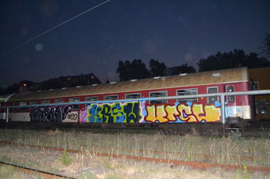 Graffiti Train in Bulgaria - Photo by krasiwo