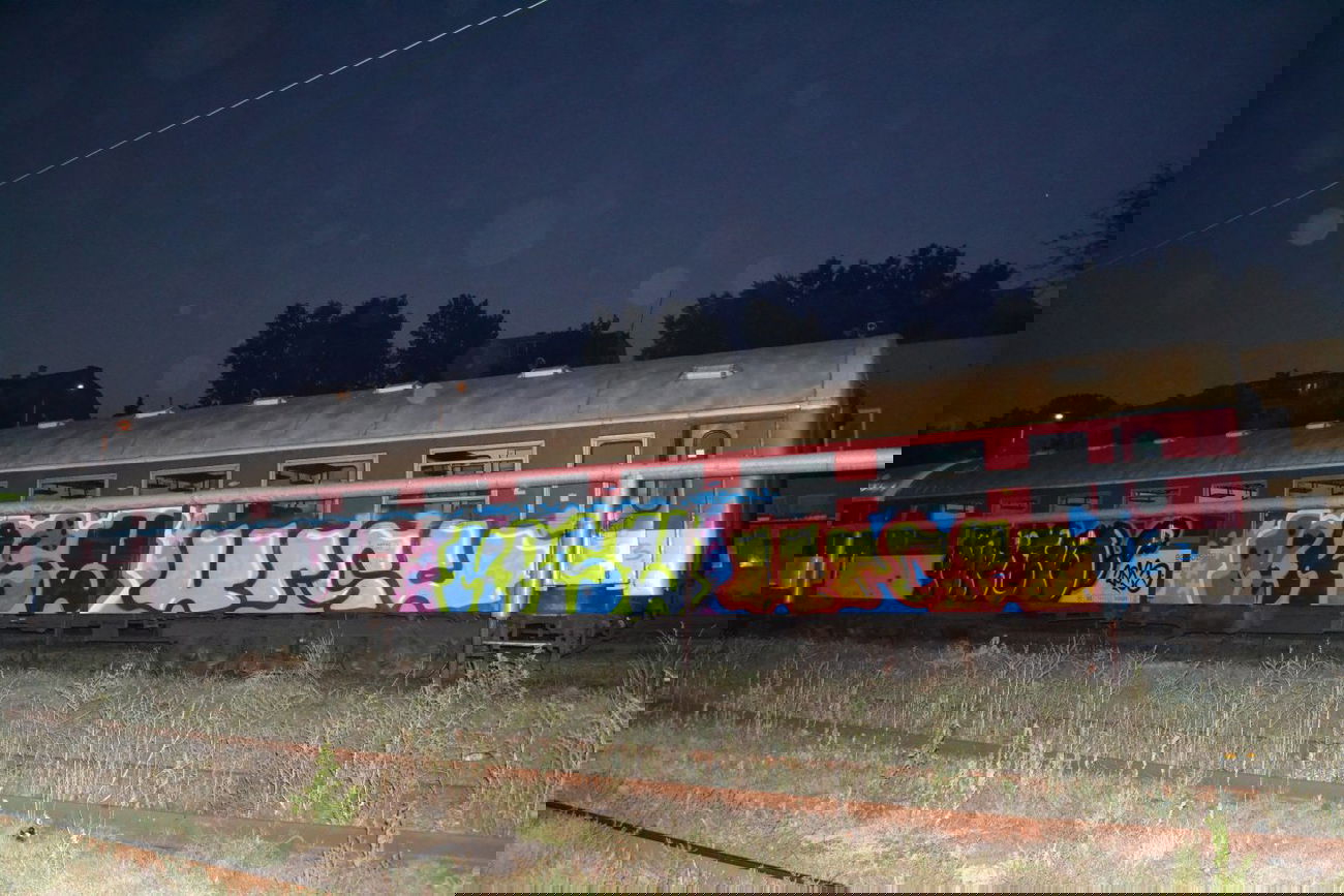 Graffiti Train in Bulgaria - Photo by krasiwo