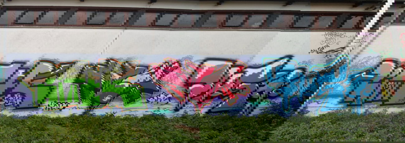 Graffiti Wall in Dresden - Photo by krawallo