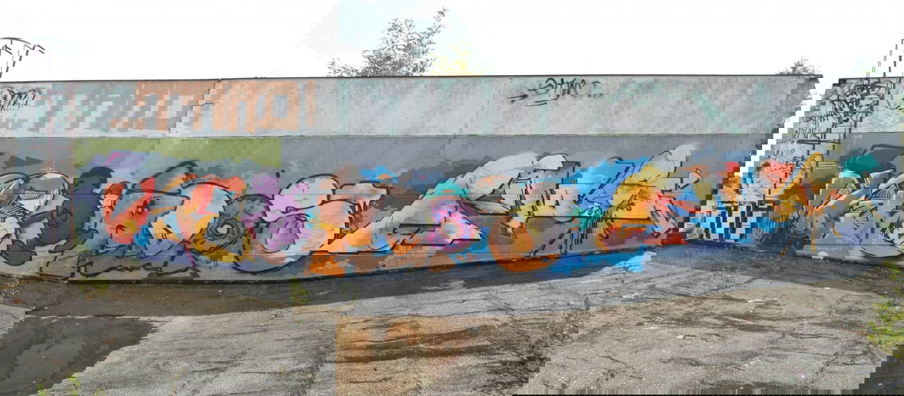 Graffiti Wall in Dresden - Photo by krawallo