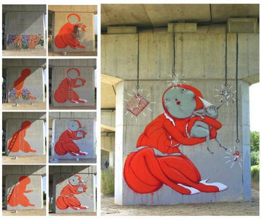 Graffiti Wall in Milano - Photo by kret_27 - Zed1