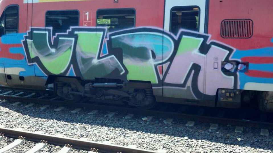 Graffiti Train in Germany - Photo by kripost - ulph