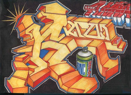 Graffiti Sketch - Photo by krizla - krizla, snc (?)