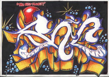 Graffiti Sketch - Photo by krizla - snc, krizla (?)