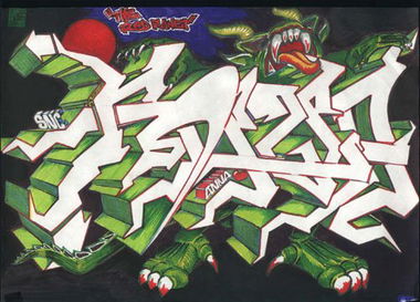 Graffiti Sketch - Photo by krizla - snc, krizla (?)
