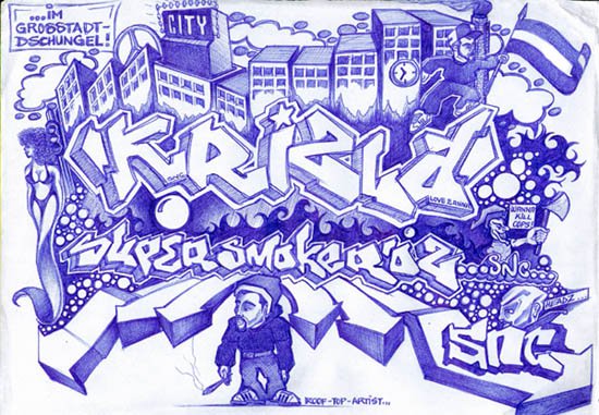 Graffiti Sketch - Photo by krizla - snc, krizla (?)