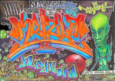 Graffiti Sketch - Photo by krizla - snc, krizla (?)
