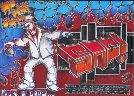 Graffiti Sketch - Photo by krizla - snc, krizla (?)