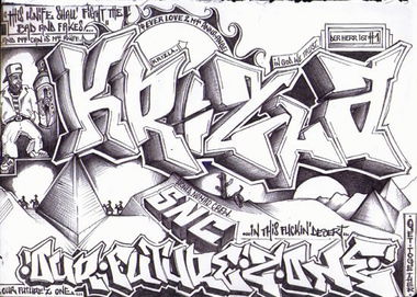 Graffiti Sketch - Photo by krizla - snc, krizla (?)
