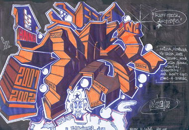 Graffiti Sketch - Photo by krizla - snc, krizla (?)