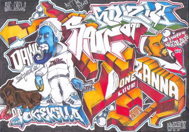 Graffiti Sketch - Photo by krizla - snc, krizla (2007)