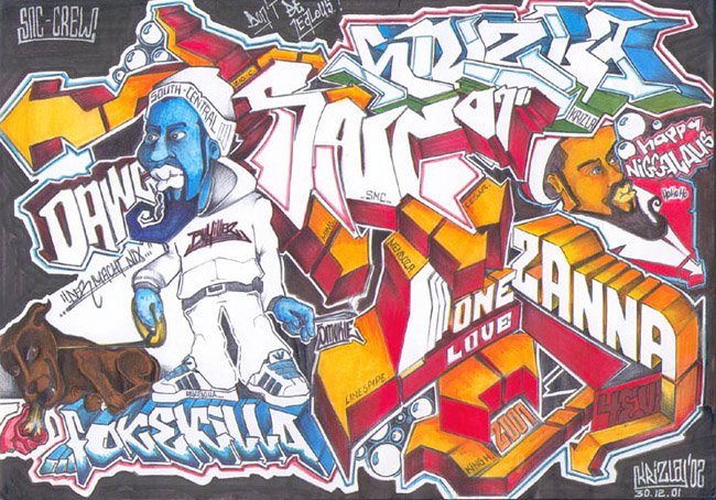Graffiti Sketch - Photo by krizla - snc, krizla (2007)