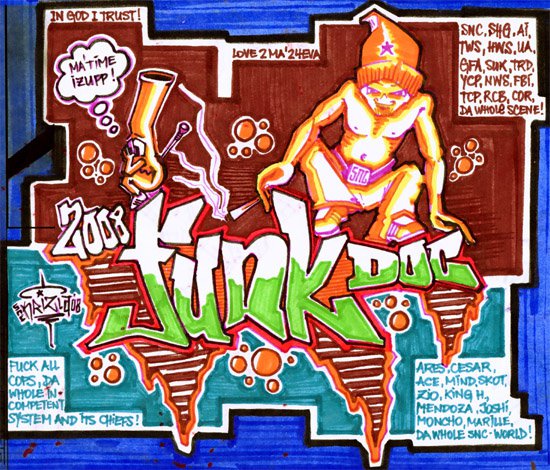 Graffiti Sketch - Photo by krizla - snc, krizla (2008)