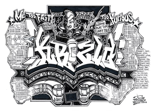 Graffiti Sketch - Photo by krizla - snc, krizla (2008)