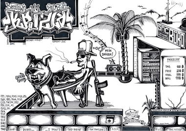 Graffiti Sketch - Photo by krizla - snc, krizla (2008)