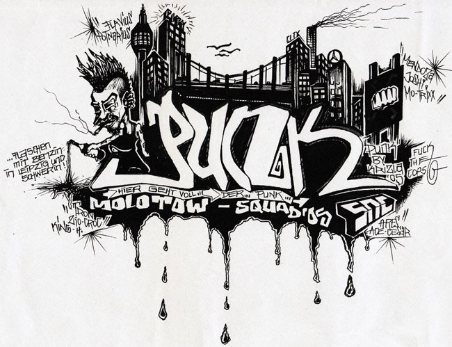Graffiti Sketch - Photo by krizla - snc, krizla (2005)