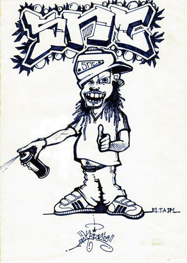 Graffiti Sketch - Photo by krizla - snc, krizla (2009)