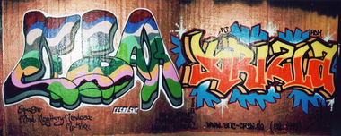 Graffiti Wall - Photo by krizla - snc, cesar, krizla (?)