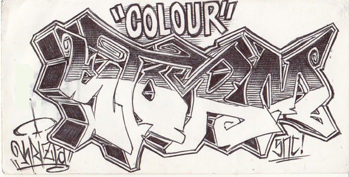Graffiti Sketch - Photo by krizla - krizla, snc