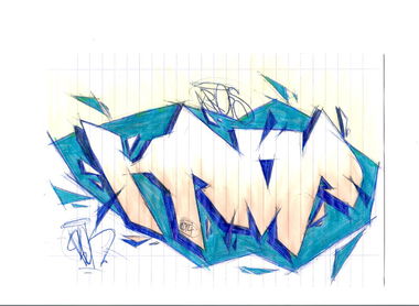 Graffiti Sketch - Photo by krops