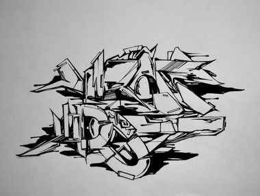 Graffiti Sketch - Photo by krote - kkrroott, MTWcrew, krote