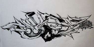Graffiti Sketch - Photo by krote - KROTE, MTWcrew, kkrroott (2015)