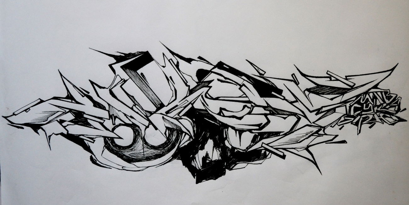 Graffiti Sketch - Photo by krote - KROTE, MTWcrew, kkrroott (2015)