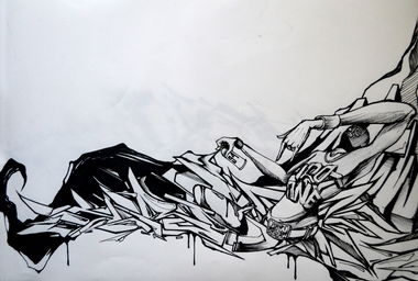Graffiti Sketch - Photo by krote - KROTE, MTWcrew, kkrroott (2015)