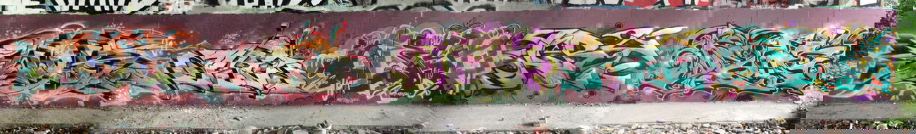 Graffiti Wall in Berlin - Photo by kry82 - wok, bandits, sken (2014)