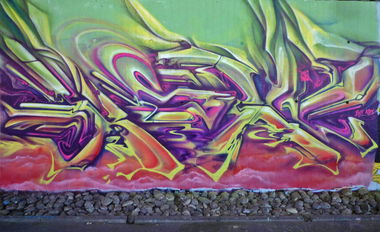 Graffiti Wall - Photo by ksen - ksen, konstanz (2011)