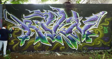 Graffiti Wall - Photo by ksen - ksen, zürich (2013)