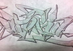 Graffiti Sketch - Photo by ksen (2014)