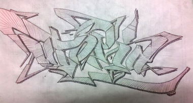 Graffiti Sketch - Photo by ksen (2014)
