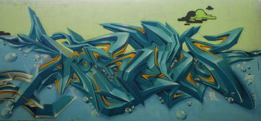Graffiti Wall - Photo by ksen - 3d, Wildstyle (2012)