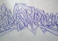 Graffiti Sketch - Photo by ksen - heisenberg (2014)
