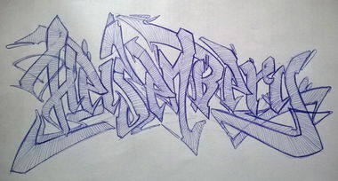 Graffiti Sketch - Photo by ksen - heisenberg (2014)