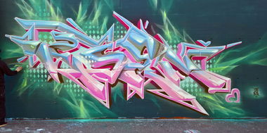 Graffiti Wall in 8500 frauenfeld - Photo by ksen - usbcrew, wastedtalents, semi3d (2019)