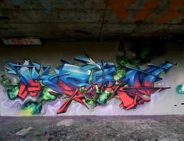 Graffiti Wall - Photo by ksen (2019)