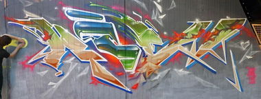 Graffiti Wall in Verwaltungsgemeinschaft Konstanz - Photo by ksen (2013)