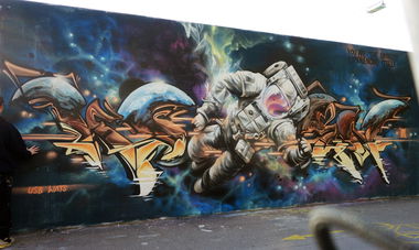 Graffiti Wall - Photo by ksen - usbcrew, wats, wastedtalents (2017)