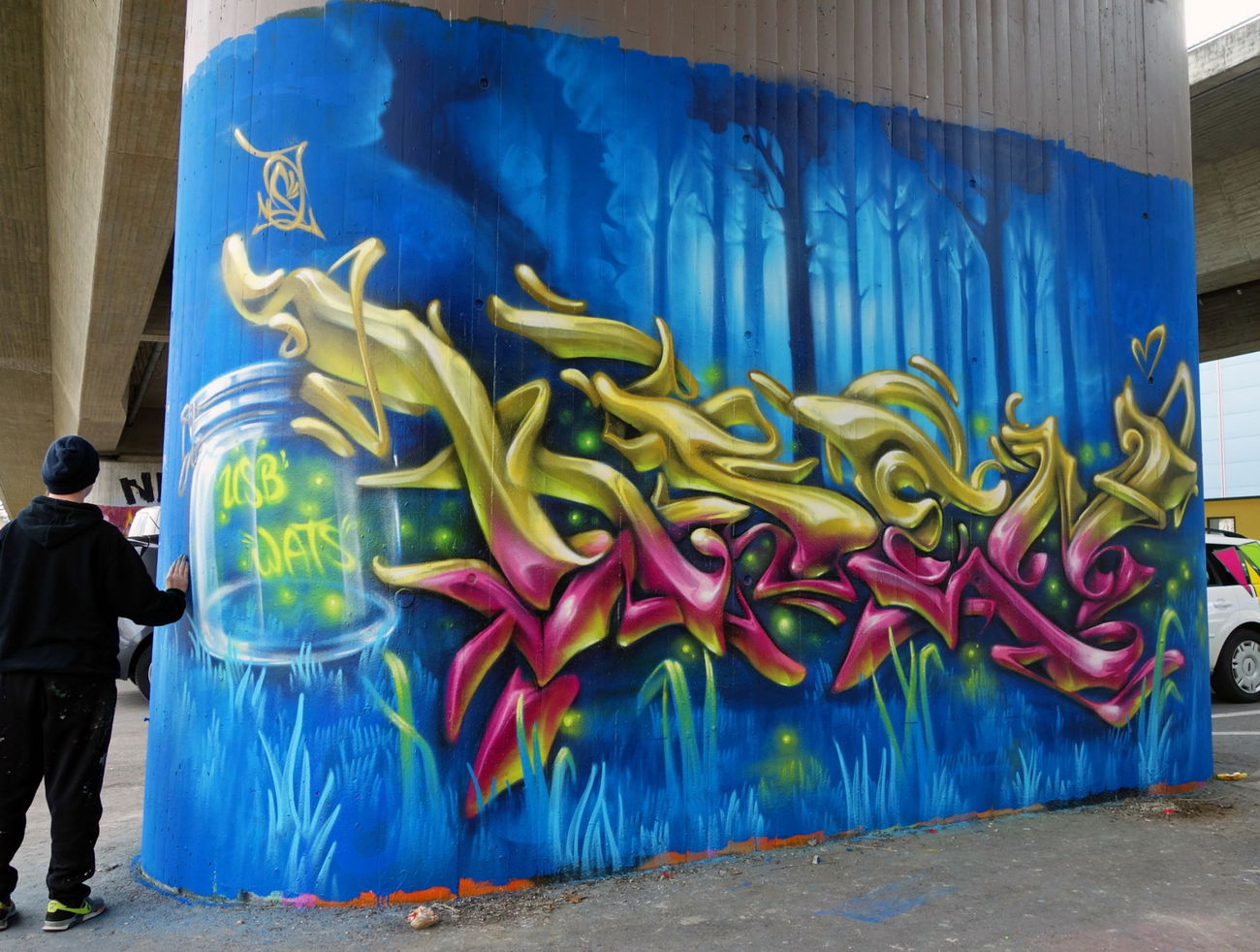 Graffiti Wall - Photo by ksen - usbcrew, ksen, wats (2017)