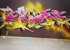 Graffiti Wall - Photo by ksen - usbcrew, wats, wastedtalents (2017)