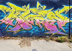 Graffiti Wall in Frankreich - Photo by ksen - florianlaporte, usbcrew, ksen (2019)