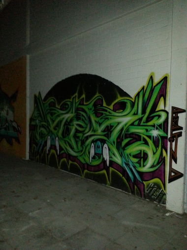 Graffiti Wall - Photo by kshone - sime, ker, oh