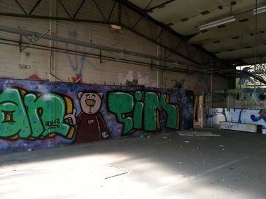 Graffiti Wall - Photo by kshone - clean, tim, inf