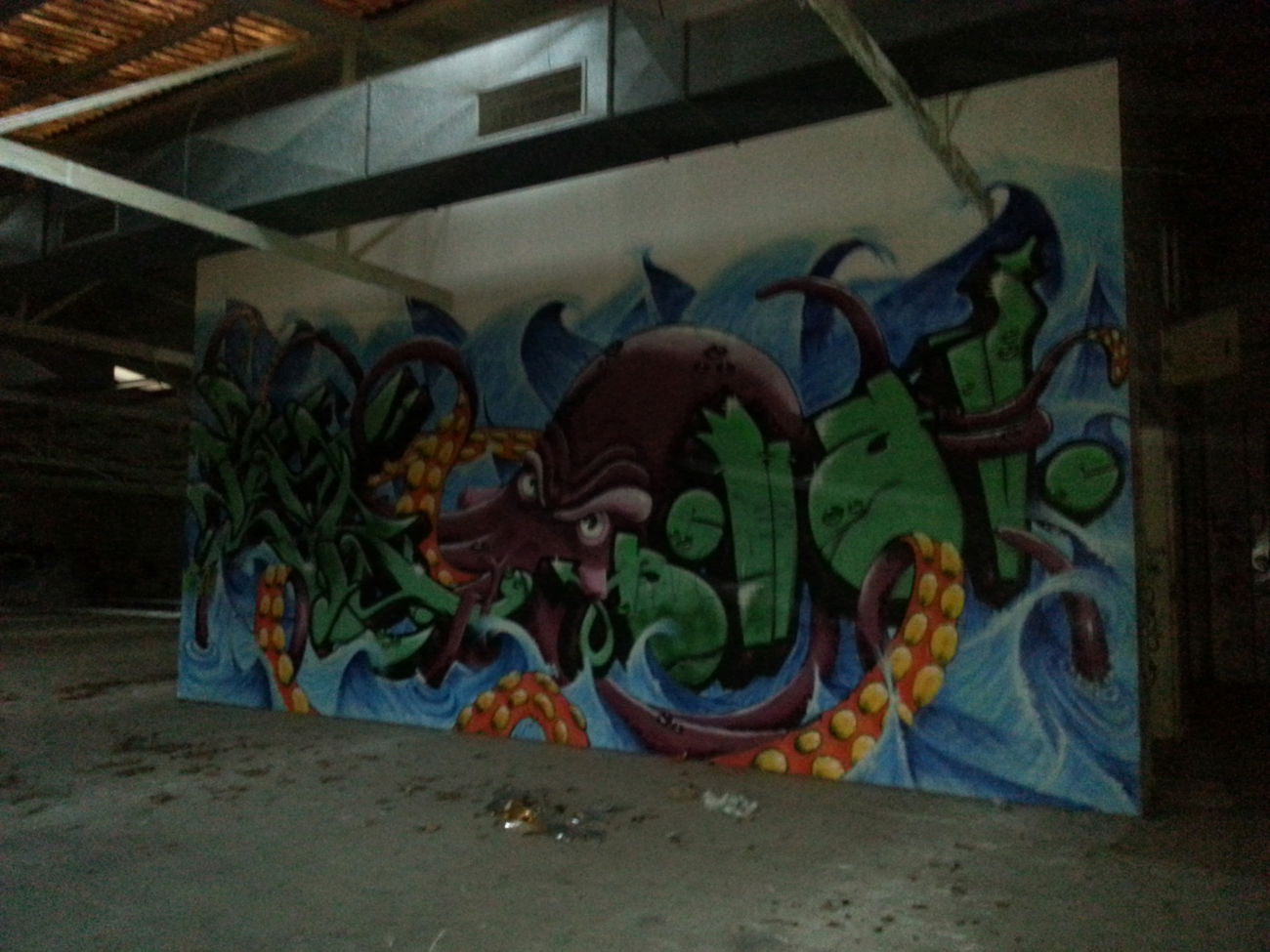 Graffiti Wall - Photo by kshone - ker, behave, oh