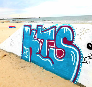 Graffiti Wall in Władysławowo - Photo by ktsOikBats1 - Kts, oik, bats