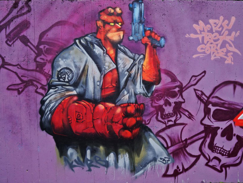 Graffiti Wall - Photo by kuerbiskerne37