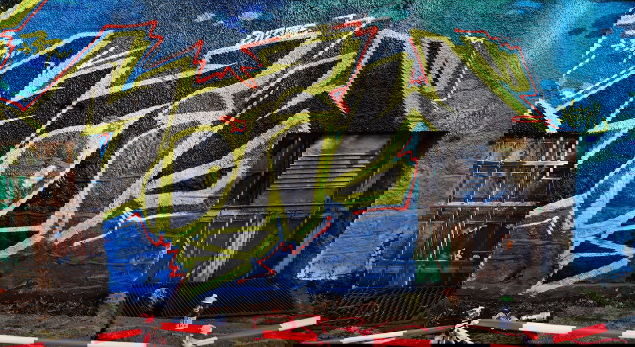 Graffiti Wall - Photo by kuerbiskerne37 - motiw