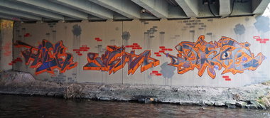Graffiti Wall - Photo by kuerbiskerne37 - twisk, sigma, dizoe (2014)